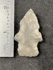 Evans Point from Arkansas Indian Artifact Arrowhead