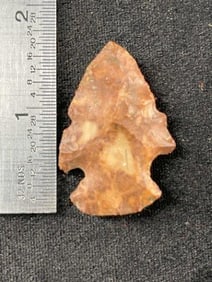 Evans Point from Arkansas Indian Artifact Arrowhead