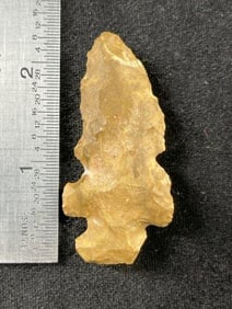 Evans Point from Arkansas Indian Artifact Arrowhead