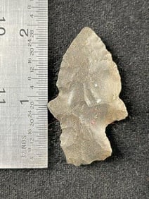 Evans Point from Arkansas Indian Artifact Arrowhead