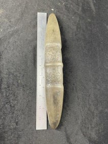 Large Boatstone Indian Artifact Arrowhead