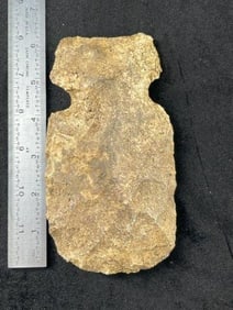 Chipped Hoe Indian Artifact Arrowhead