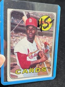 1969 Topps Lou Brock Baseball Card