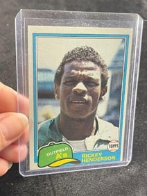 1981 Topps Ricky Henderson Baseball Card