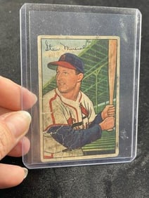1952 Bowman Stan Musuial Baseball Card