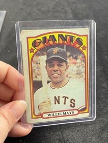 1972 Topps Willie Mayes Baseball Card