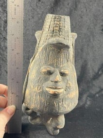 Pre-Columbian Mayan Pottery Vessel Indian Artifact Arrowhead