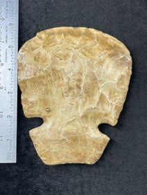 Chipped Hoe Indian Artifact Arrowhead