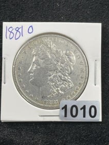 1881 O Morgan Silver Dollar Coin