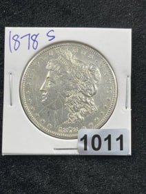 1878 S Morgan Silver Dollar Coin