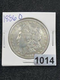 1886 O Morgan Silver Dollar Coin