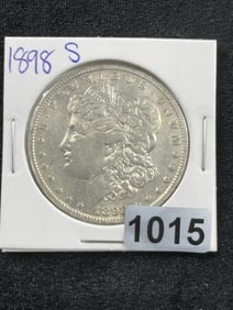 1898 S Morgan Silver Dollar Coin