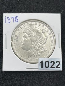 1878 Morgan Silver Dollar Coin
