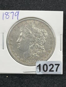 1879 Morgan Silver Dollar Coin