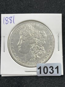1881 Morgan Silver Dollar Coin