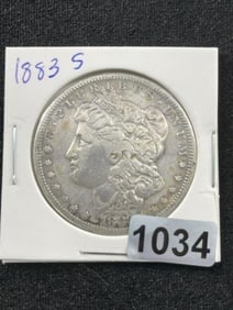 1883 S Morgan Silver Dollar Coin