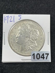 1921 S Morgan Silver Dollar Coin