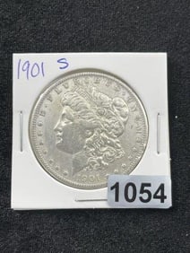 1901 S Morgan Silver Dollar Coin