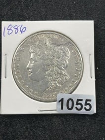 1886 Morgan Silver Dollar Coin