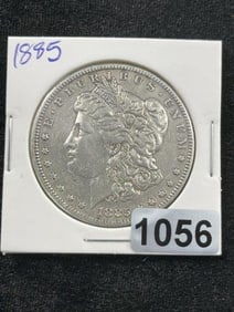 1885 Morgan Silver Dollar Coin