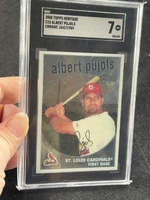 2008 Topps Albert Pujols Baseball Card