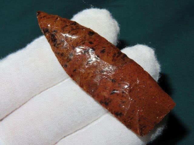 2 3/8" Agate Basin Obsidian from a Nevada Arrowhead Collection (1 of 4)