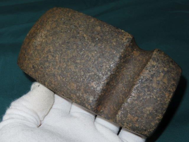 5 3/4" Grooved Axe, Ex Hoots Collection 1970's Arkansas (1 of 7)