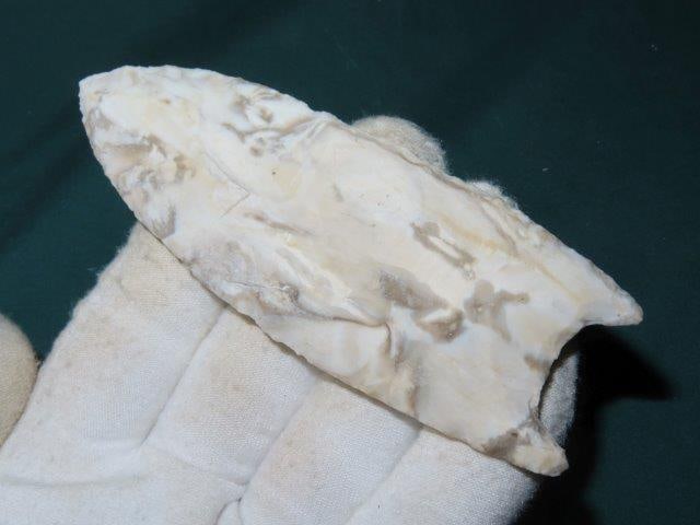 4 1/2" Fluted Clovis, Oklahoma, , Ex Hoots Collection 1970's Arkansas (1 of 5)