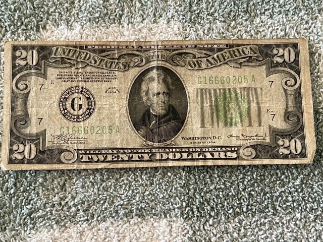 $20 Dollar Bill (1 of 2)