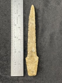 Large Drill Indian Artifact Arrowhead