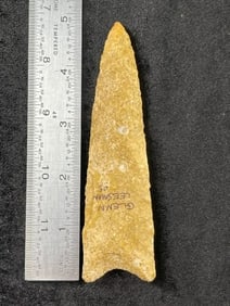 Dalton Indian Artifact Arrowhead