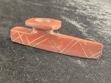 Stone Pipe Indian Artifact Arrowhead