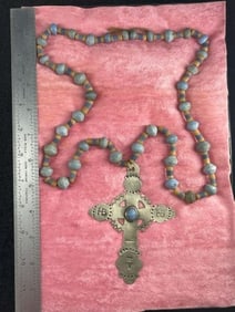 Hudson Bay Trade Cross with Trade Beads frame IS included
