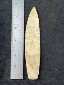 Agate Basin Indian Artifact Arrowhead