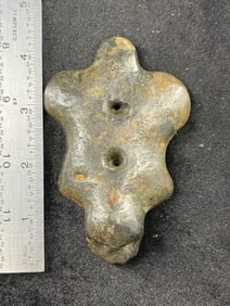 Turtle Effigy Gorget Indian Artifact Arrowhead