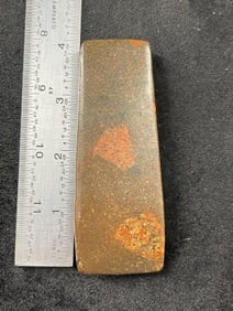 Small Polished Celt Indian Artifact Arrowhead