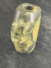 Face Effigy Bannerstone Indian Artifact Arrowhead