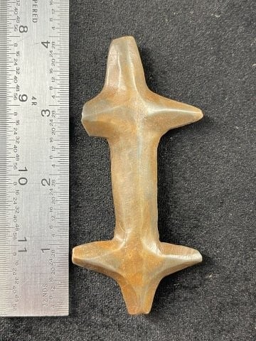 Polished Flint Effigy Indian Artifact Arrowhead (1 of 4)