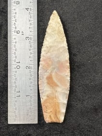 Agate Basin Indian Artifact Arrowhead