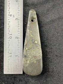 Stone Pendant Indian Artifact Arrowhead