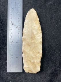 Agate Basin Indian Artifact Arrowhead