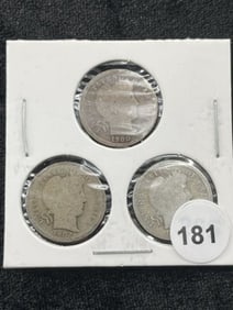 3 Barber Dimes