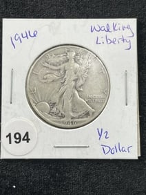 1946 Walking Liberty Half Dollar Coin