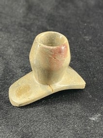 Hopewell Pipe slight rim damage Indian Artifact Arrowhead