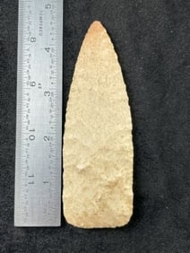 Agate Basin Indian Artifact Arrowhead