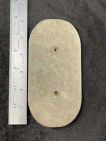 Gorget Indian Artifact Arrowhead