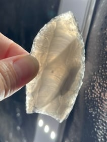 Obsidian Clovis Indian Artifact Arrowhead