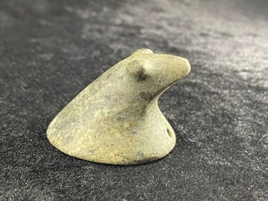 Bust Birdstone Indian Artifact Arrowhead