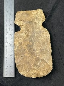 Chipped Hoe Indian Artifact Arrowhead