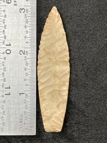 Agate Basin Indian Artifact Arrowhead
